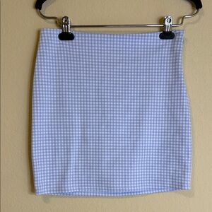 Forever 21 Light Lavender Gingham Mini Skirt
Size M